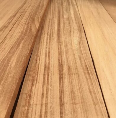European hardwood board showing natural grain pattern