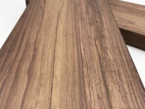 Close-up of hardwood timber grain texture